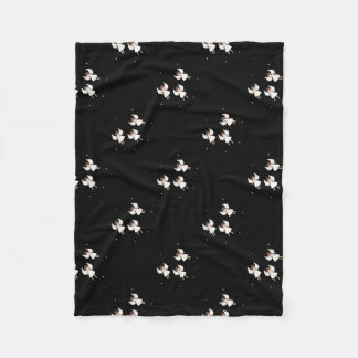 Couverture Polaire Anges de Noël