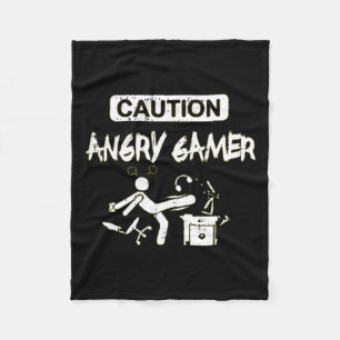 Couverture Polaire Angry Gamer Computer Funny Video Game Gig