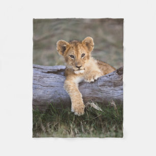 Couverture Polaire Animaux de bébés cutest Cute Lion Cub