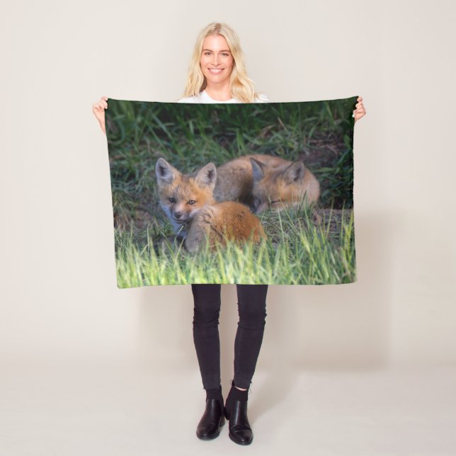 Couverture Polaire Animaux de bébés cutest | Paire de frères et soeur (En situation)
