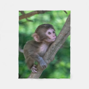 Couverture Polaire Animaux de bébés cutest Singe bébé