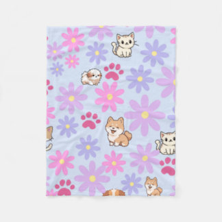 Couverture Polaire Animaux de compagnie et cascades tendance