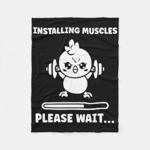 Couverture Polaire Animaux Installation Muscles Fitness Musculation C