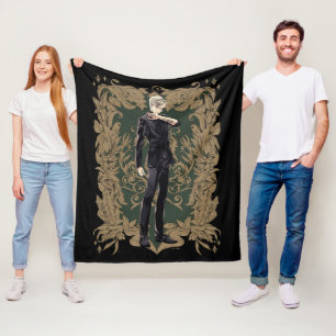 Couverture Polaire Anime Draco Malfoy Cadre Ornate