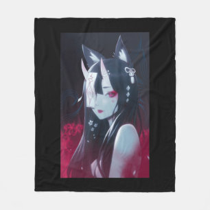 Couverture Polaire Anime Girl Kawaii Waifu esthétique japonaise Manga