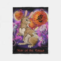 Année chinoise du zodiaque du lapin