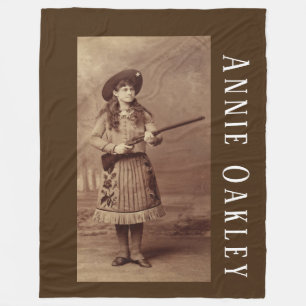 Couverture Polaire Annie Oakley Sharpshooter Blanket polaire