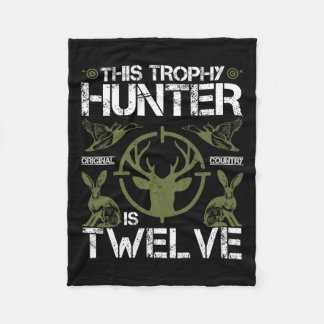 Couverture Polaire Anniversaire 12 Anniversaire Chasse au canard Chas