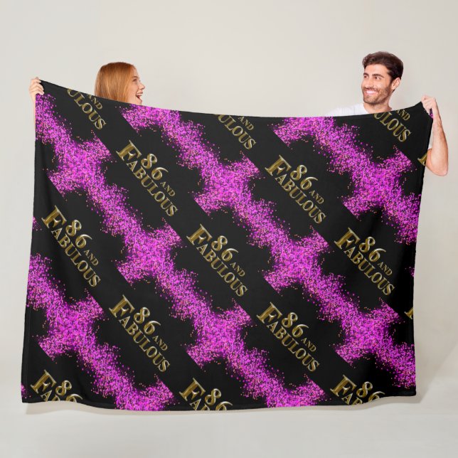 Couverture Polaire Anniversaire 86 ans (En situation)