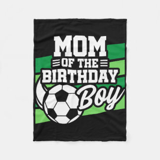 Couverture Polaire Anniversaire de football - Anniversaire maman - Na
