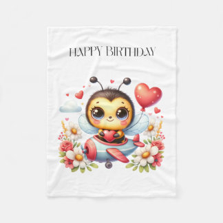 Couverture Polaire Anniversaire de Pilote Abeille