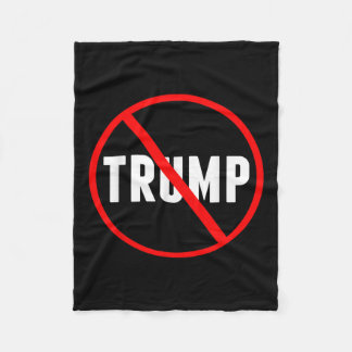 Couverture Polaire Anti Trump Red Circle X Politique