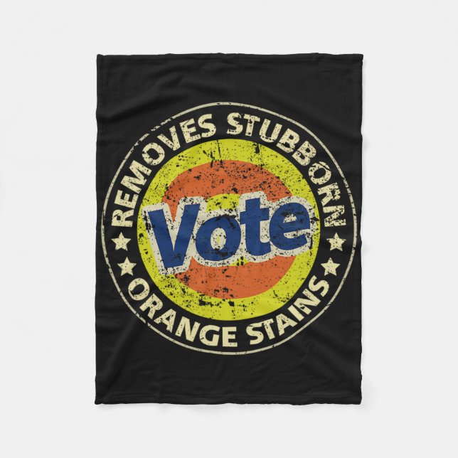 Couverture Polaire Anti-trump Vote Detergent Funny Gifts  (Devant)