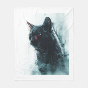 Couverture Polaire Apocalypse de chat Zombie