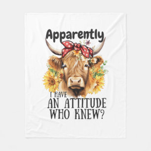 Couverture Polaire Apparemment, J'Ai Une Attitude Qui Connaissait Hig