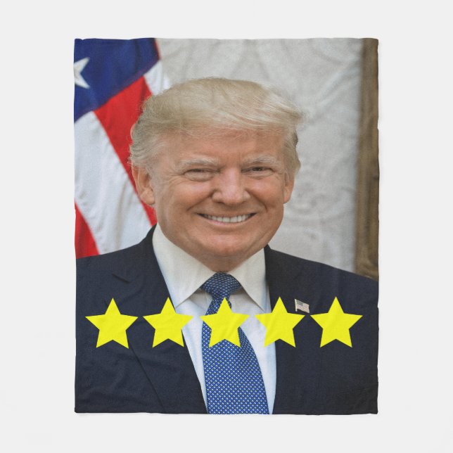 Couverture Polaire Approbation du président Donald Trump (Devant)