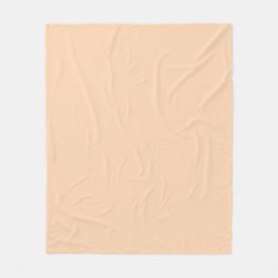 Couverture Polaire Apricot de lumière à coloration de haut niveau