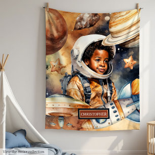 Couverture Polaire Aquarelle Galaxy Blanket Space Lover Cadeau