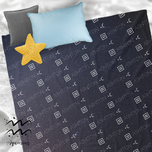 Couverture Polaire Aquarius Zodiac Nom du signe Constellation Astrolo