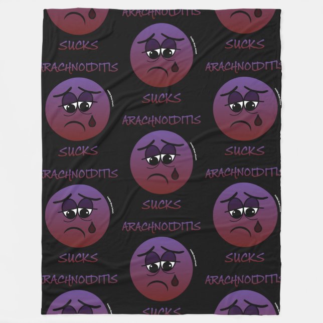 COUVERTURE POLAIRE ARACHNOIDITIS SUCKS (Devant)