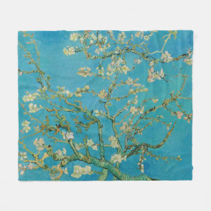 Couverture Polaire Arbre d'amande en fleurs par Van Gogh