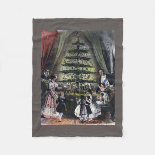 Couverture Polaire Arbre de Noël de la reine Victoria