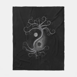 Couverture Polaire Arbre de Yin Yang