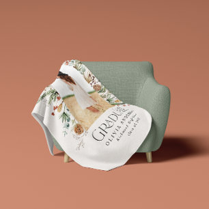 Couverture Polaire Arc de grade 1 photo nature botanique moderne