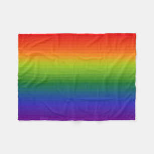 Couverture Polaire Arc-en-ciel