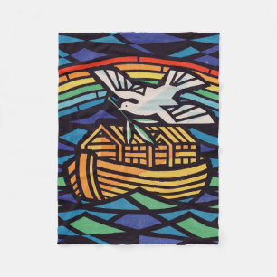 Couverture Polaire Arche de Noé avec l'Esprit Saint
