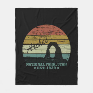Couverture Polaire Arches Parc National Utah Delicate Arch vintage