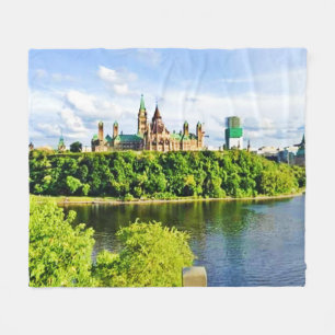 Couverture Polaire Architecture de la Colline du Parlement Ottawa. Co