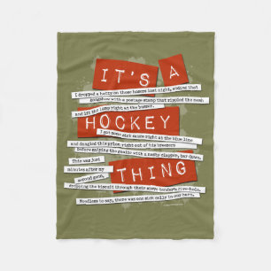 Couverture Polaire Argot de hockey