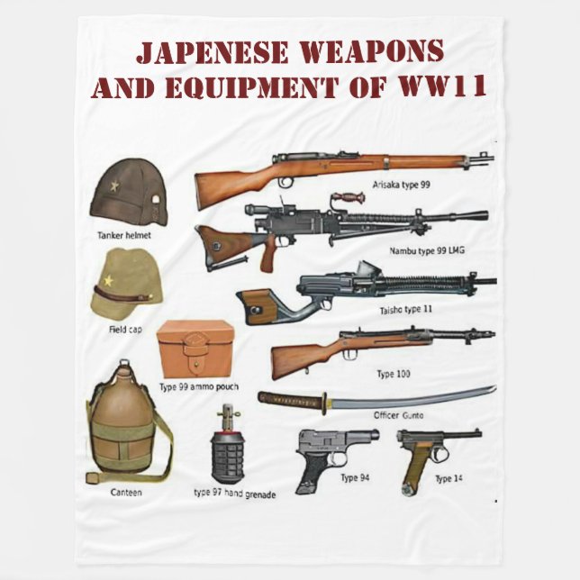 COUVERTURE POLAIRE ARMES JAPONAISES ET ÉQUIPEMENT DES 2ÈME GUERRE MON (Devant)