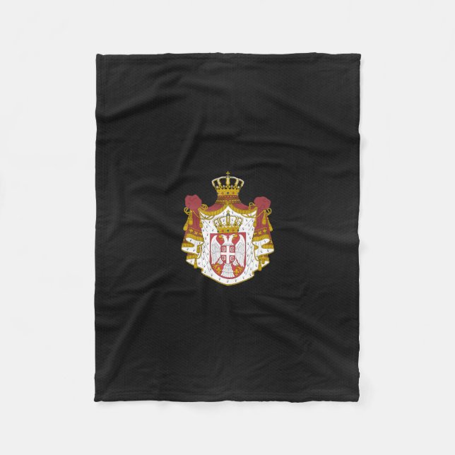 Couverture Polaire Armoiries serbes (Devant)