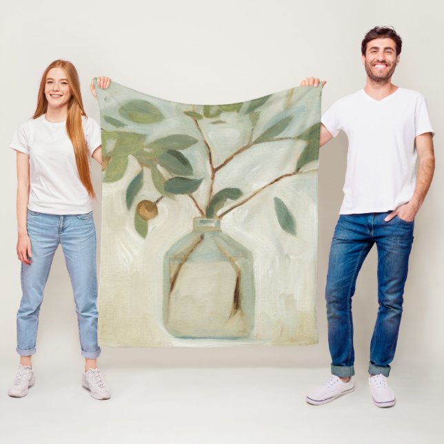 Couverture Polaire Arrangement neutre - ivoire (En situation)