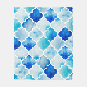 Couverture Polaire Arrière - plan d'aquarelle transparente. Belle tou