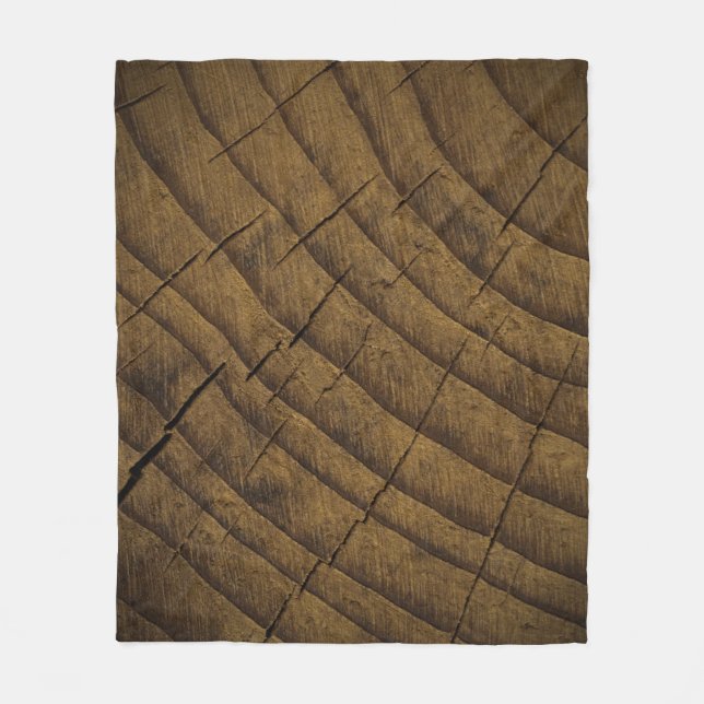 Couverture Polaire  Arrière - plan de pin naturel. Matière première.  (Devant)