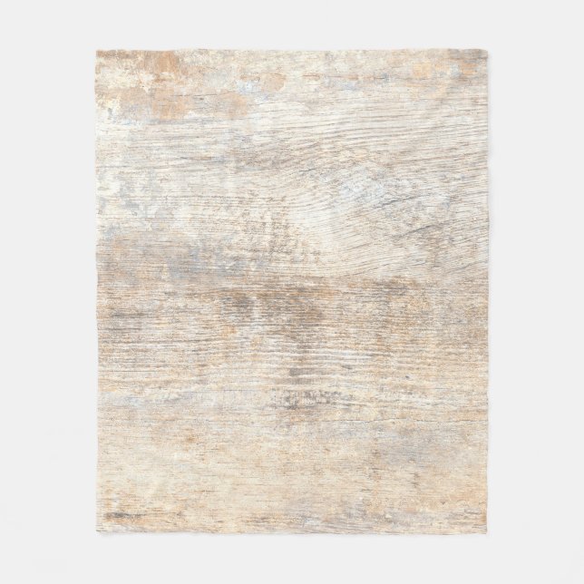 Couverture Polaire Arrière - plan de texture de bois naturel, retour  (Devant)