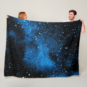 Couverture Polaire Arrière - plan Galaxy Abstrait