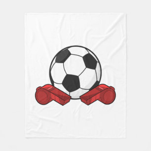 Couverture Polaire Arrivée sifflet & balle de football