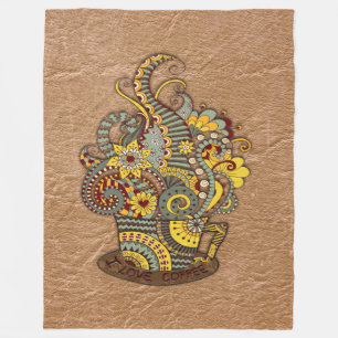 Couverture Polaire Art artistique-dessin de gribouillis