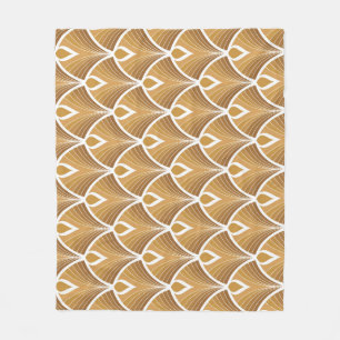 Couverture Polaire Art déco classique : motif géométrique.