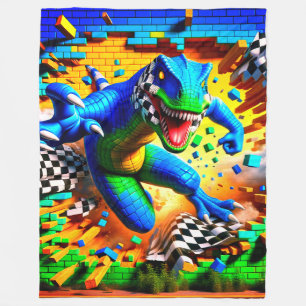 Couverture Polaire Art Dinosaur