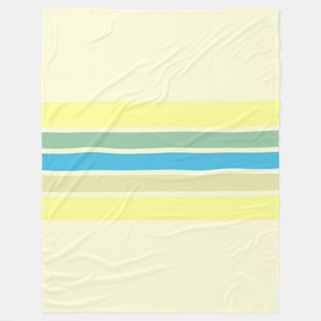 Couverture Polaire art moderne rayures (Devant)