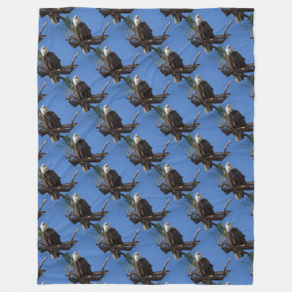 Couverture Polaire art patriotique américain des Etats-Unis de