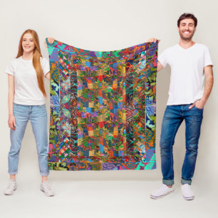 Couverture Polaire art populaire portugais