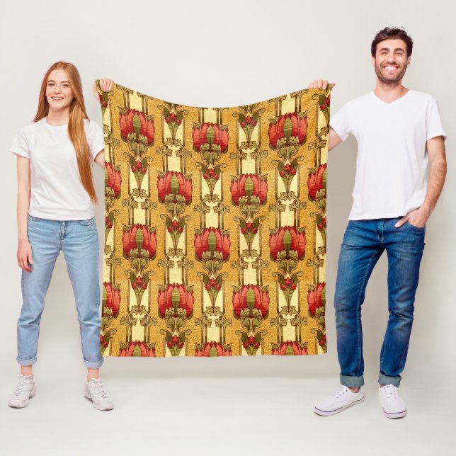 Couverture Polaire Arts & Artisanat, Artiste ou Fleurs de style Missi (En situation)