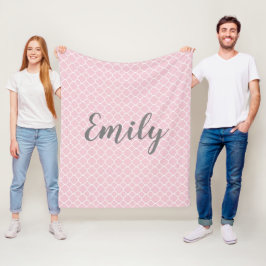 Couverture Polaire Assez dans la coutume rose