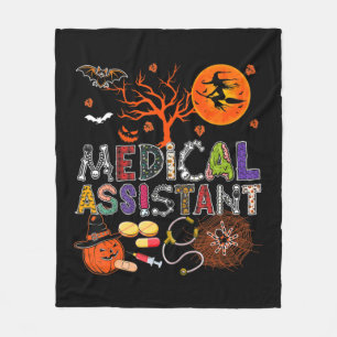 Couverture Polaire Assistant médical Halloween Zombie Costume Scary P